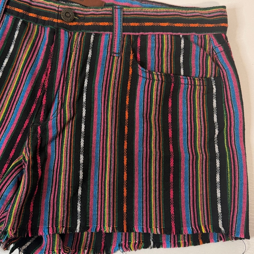 Joe’s Jeans Vintage Reserve 1971 Off Shore Stripe Shorts - Picture 4 of 13